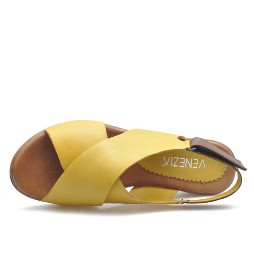 Sandały Venezia 9050 Żółte lico