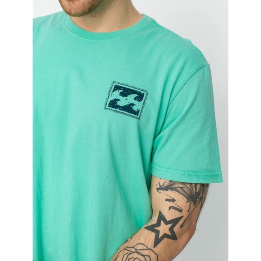Billabong t-shirt męski z krótkim rękawem zielony 