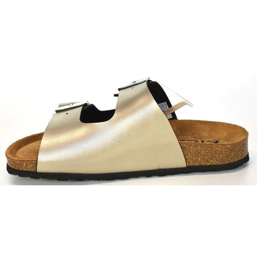 BIOX ALEX/2430 GOLD Klapki damskie Biox 41 wyprzedaż meritumobuwie