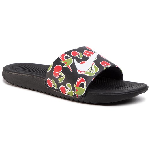 Klapki NIKE - Kawa Slide Se Picnic (Gs/Ps) CJ4123 001 Black/White/Track Red/Pear 35 eobuwie.pl
