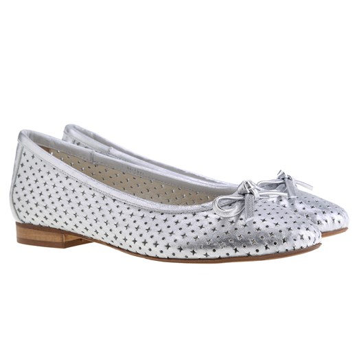BALERINY SKÓRZANE SREBRNE 03/14 LaFEMME (35) Lafemmeshoes 39 lafemmeshoes.pl