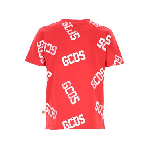 GCDS Koszulka Dziecięca dla Chłopców Na Wyprzedaży, czerwony, Bawełna, 2019, 10Y 4Y 6Y Gcds  4Y okazyjna cena RAFFAELLO NETWORK 