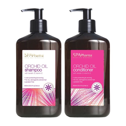 2-częściowy zestaw "Orchid" do pielęgnacji włosów - szampon i odżywka