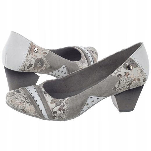 Buty Damskie Czółenka Maciejka Szare 04443