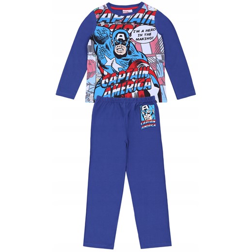 Niebieska piżama Kapitan Ameryka Marvel 9-10 lat