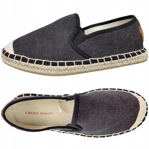 Espadryle Cross Jeans damskie czarne DD2R4106 37