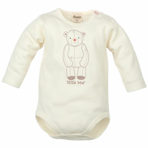 Pinokio Body Little Bear rozmiar 62 ecru Organic Oficjalny sklep Allegro