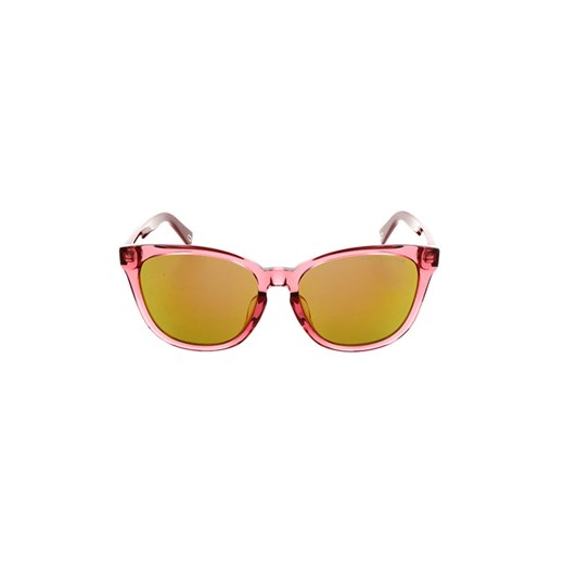Damskie okulary przeciwsłoneczne w kolorze czerwono-pomarańczowym