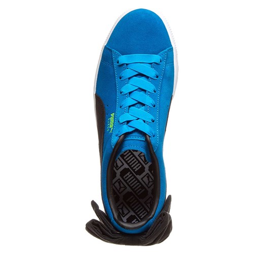 Skórzane sneakersy "Suede Bow Block" w kolorze czarno-niebieskim