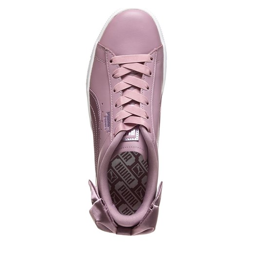 Skórzane sneakersy "Basket Bow Satin Trainer" w kolorze fioletowym