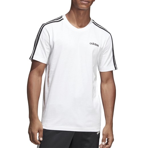 T-shirt męski Adidas bez wzorów w sportowym stylu 