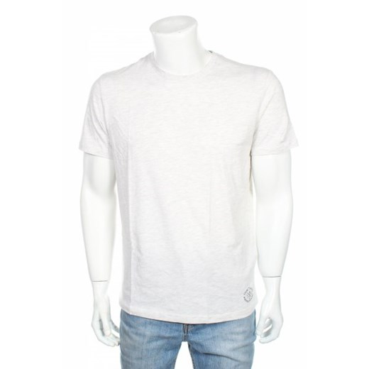 T-shirt męski Tom Tailor biały z krótkimi rękawami 