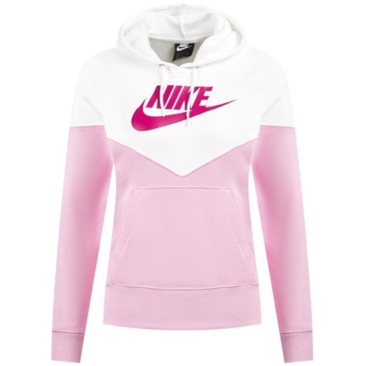 Bluza damska różowa Nike z napisami 