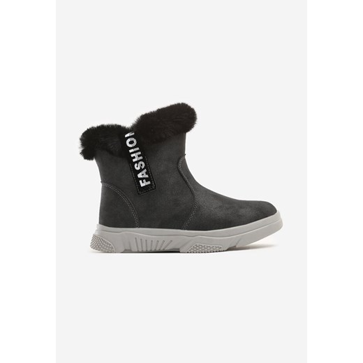 Buty zimowe dziecięce Born2be z zamkiem