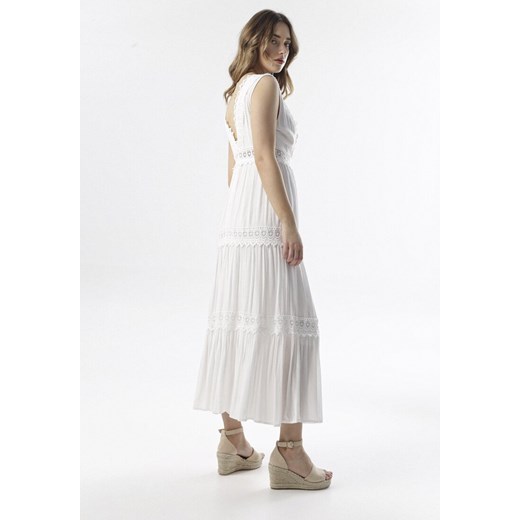 Born2be sukienka maxi w serek