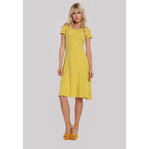 Żółta Sukienka Accordance
