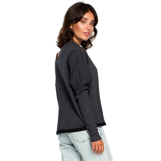 Be Wear Bluza w kolorze grafitowym