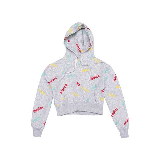 Bluza "Ciao" w kolorze szarym ze wzorem