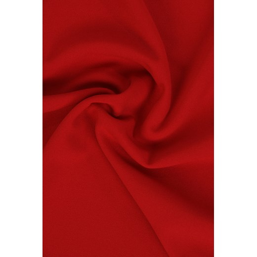 Sukienka gładka CARMEN z rękawkiem 3/4 czerwona   44 okazja Oscar Fashion 