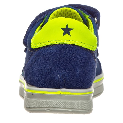 Sneakersy "Ignatz" w kolorze jaskrawożółto-niebieskim