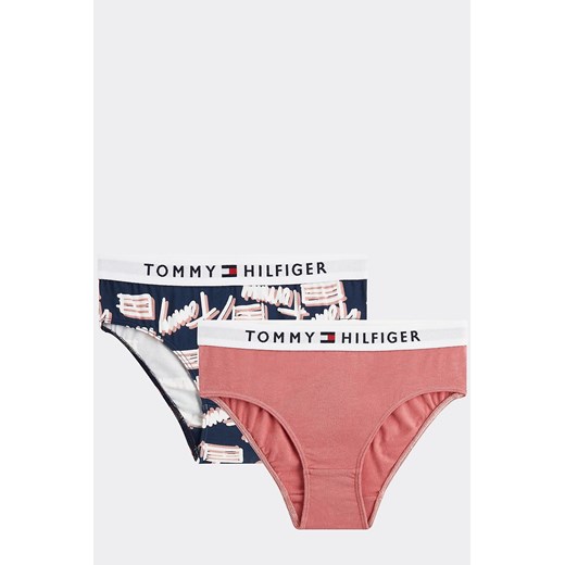 Tommy Hilfiger kolorowy 2 PACK majtek dziewczęcych 2PK Bikini Logo