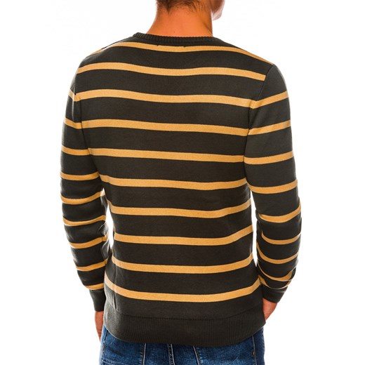 Sweter męski E155 - zielony  Ombre M  okazyjna cena 
