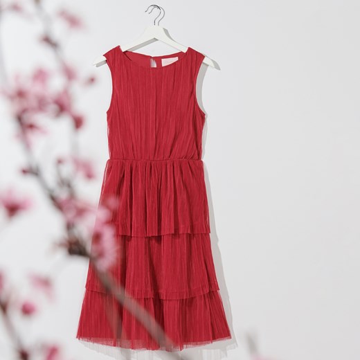 Sukienka czerwona Mohito na co dzień 