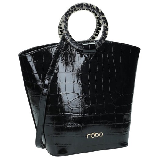 Shopper bag Merg bez dodatków z tłoczeniem elegancka 