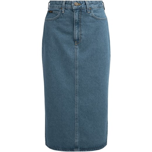 Spódnica niebieska Lee midi casual bez wzorów na wiosnę 