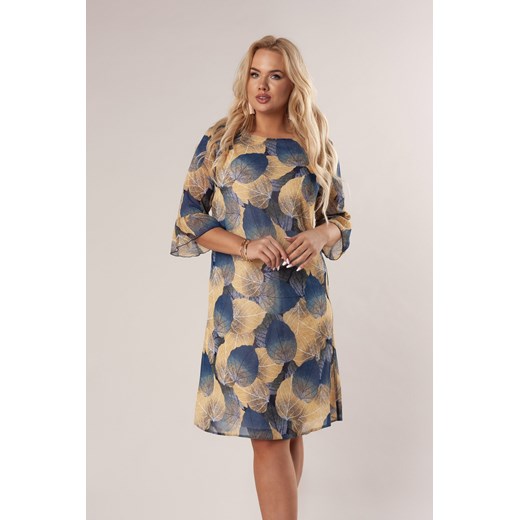 Sukienka Carmen Fashion z wiskozy