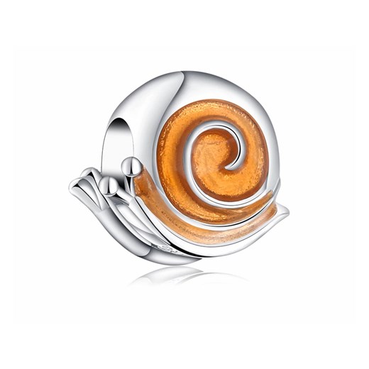 Rodowany srebrny charms do pandora ślimak snail srebro 925 NEW51  Valerio  Valerio.pl