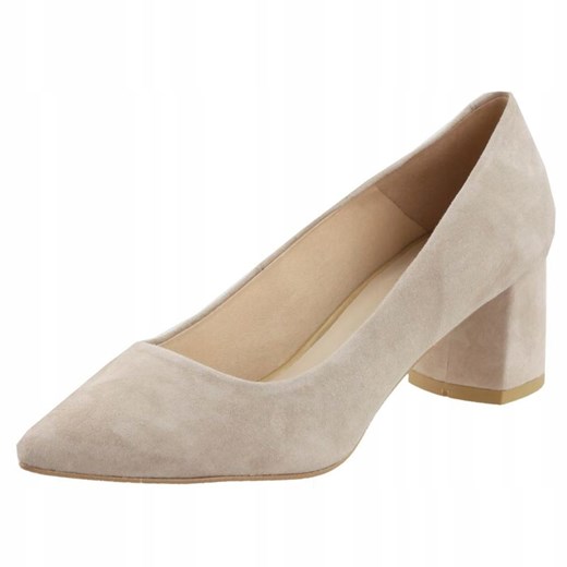 Beżowe Czółenka Vogue Carla 250/A buty R.37