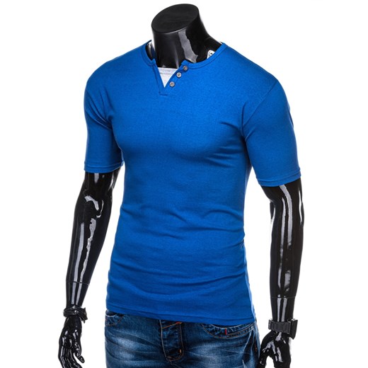 Edoti.com t-shirt męski młodzieżowy niebieski 