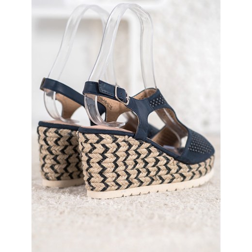 Espadryle damskie CzasNaButy na koturnie