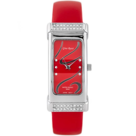 Zegarek Gino Rossi czerwony analogowy 