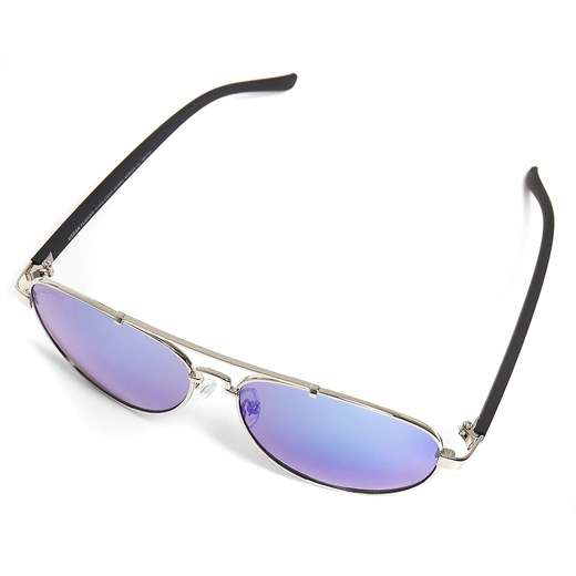 Urban Classics - Mumbo Mirror - Okulary przeciwsłoneczne - srebrny niebieski   OneSize EMP