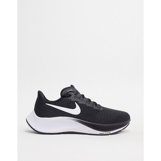 Nike Running Air Zoom Pegasus 37 – Czarno-białe buty sportowe-Czarny