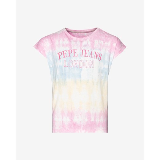 Pepe Jeans Cheer Koszulka dziecięce Różowy Wielokolorowy Pepe Jeans 14 lat promocyjna cena BIBLOO