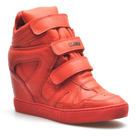 Sneakersy Carinii B3953/N-I80 Czerwone lico