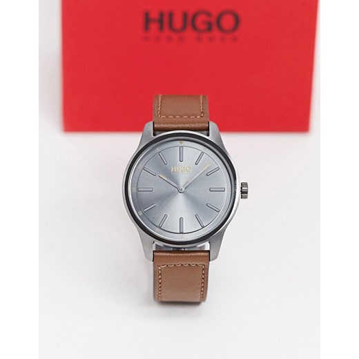 Hugo Boss – #dare – Zegarek na brązowym pasku