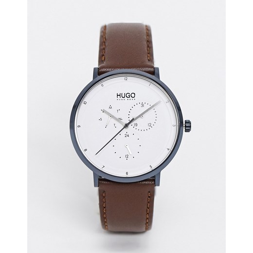 Hugo Boss – #GUIDE – Zegarek z brązowym paskiem