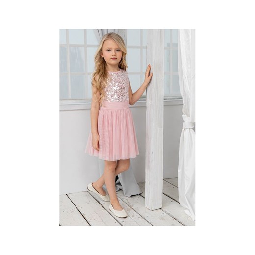 Sukienka dziewczęca różowa Petit Boutique - Moda Dziecięca tiulowa 