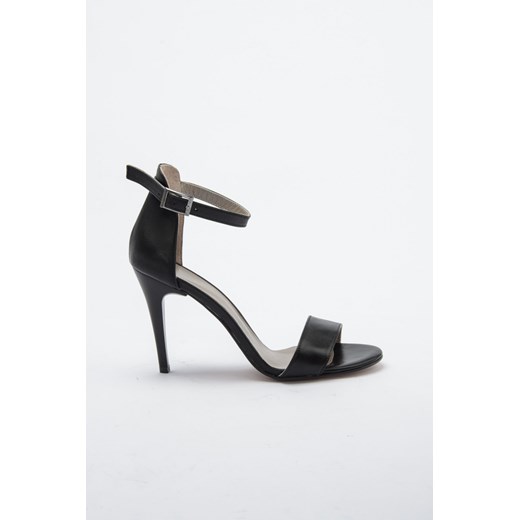 Sandały damskie Trendyol bez wzorów eleganckie w Domodi Trendyol Sandały - black