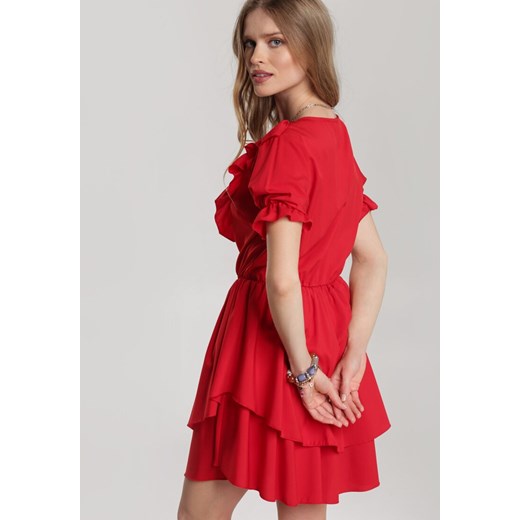 Czerwona Sukienka Pallerodia  Renee S/M Renee odzież