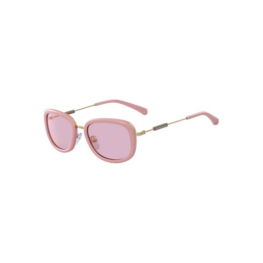 Okulary przeciwsłoneczne "CKJ18700S" w kolorze różowo-złotym
