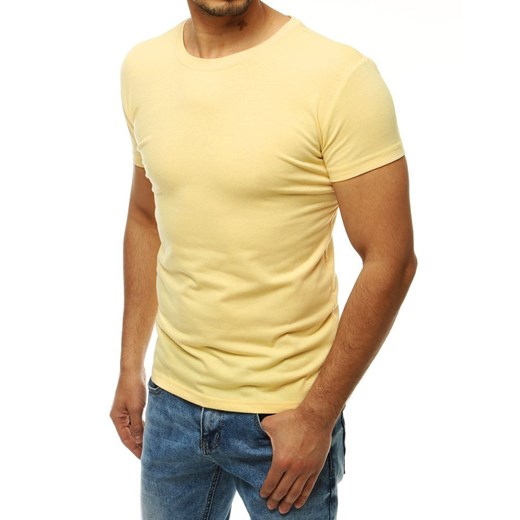 T-shirt męski Dstreet bez wzorów z krótkimi rękawami 