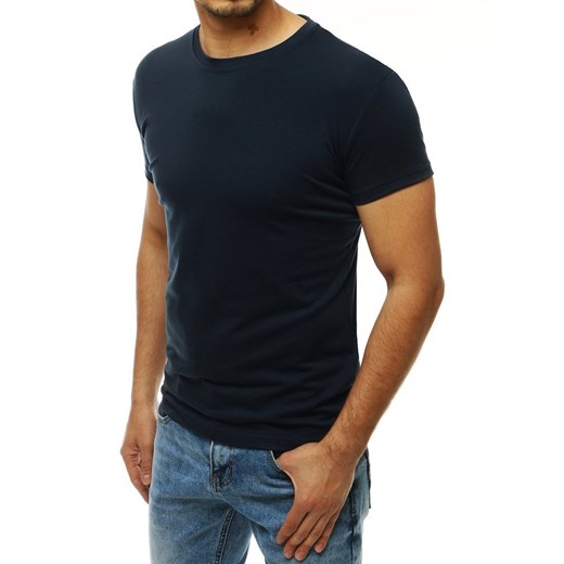 T-shirt męski Dstreet z krótkimi rękawami bez wzorów 
