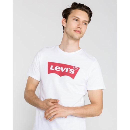 Levi's® Set-in Neck Koszulka Biały L wyprzedaż BIBLOO