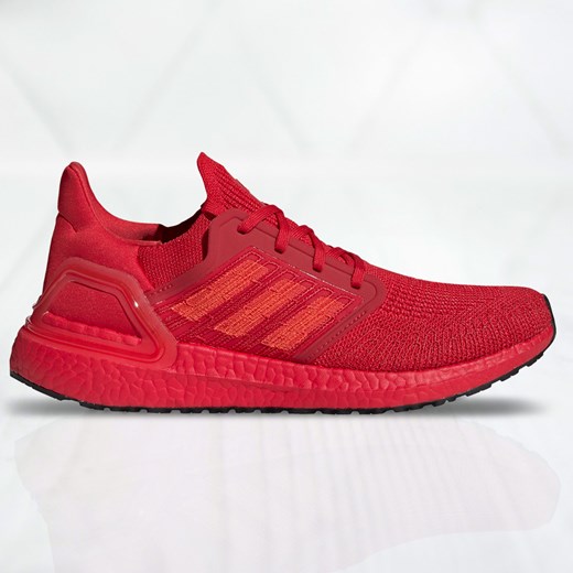 Buty sportowe męskie Adidas czerwone sznurowane 