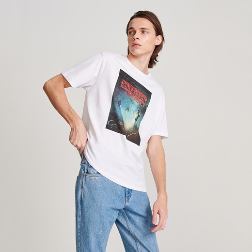 T-shirt męski Reserved z krótkim rękawem 